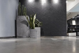 Floor curing for finishing