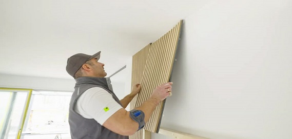 Modern Wall Panel Installation in Dubai