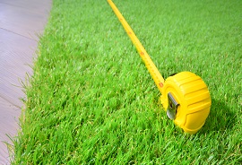 get the measurements artificial grass